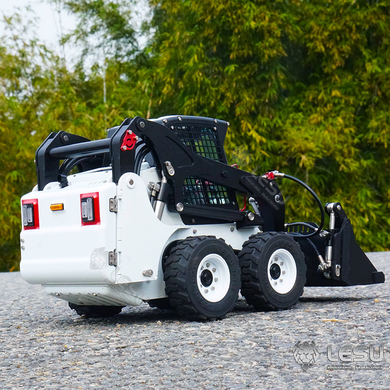 LESU 1/14 Scale Aoue LT5H Wheeled Skid-Steer Remote Control Hydraulic Loader Model Sound Lights System W/O Controller Charger