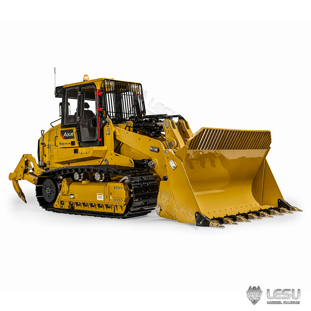IN STOCK 1/14 LESU 973K RC Hydraulic Loaders Upgrade Version Black Tracks Radio Controlled Car DIY Model RTR PNP Kit Versions