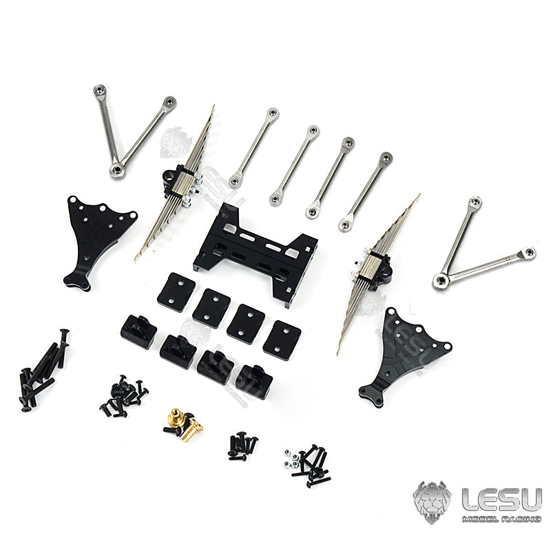 LESU X-8002-A Metal Rear Suspension Set for 1/14 Scale Remote Controlled Truck Axles DIY Model Accessories Spare Parts