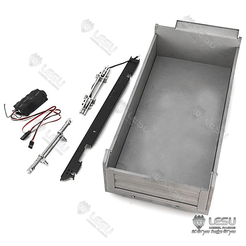LESU Car Hopper Oil Pump Cylinder Hydraulic Set for 1/14 Scale RC 6*6 Dumper Truck Model DIY Spare Parts Replacements