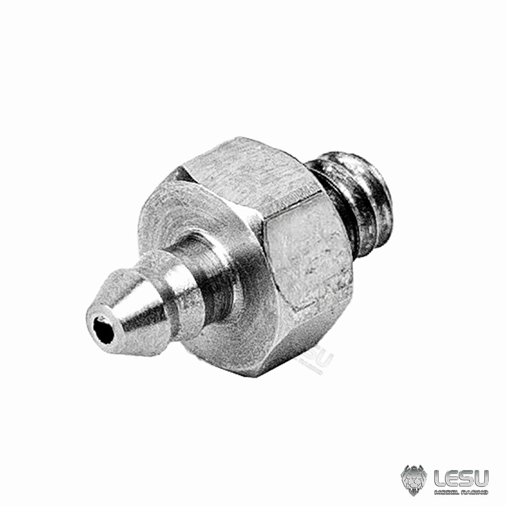 LESU M2 Metal Nozzle for 2x1mm Oil Pipe 1/14 RC Hydraulic Forklift Loader Dumper Truck Crane Excavator Model Car