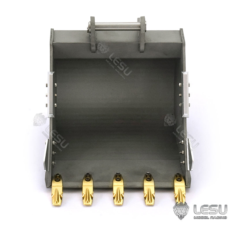 LESU Spare Parts Metal Protective Fence Grab Grapple Fixed Mount Liquid Crystal Display Bucket Track For 1/14 AC360 RC Excavator