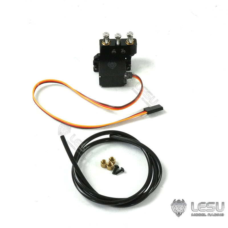 LESU Hydraulic System Switch Valve for DIY 1/14 RC Loader Excavator Construction Vehicles Trucks Car Parts