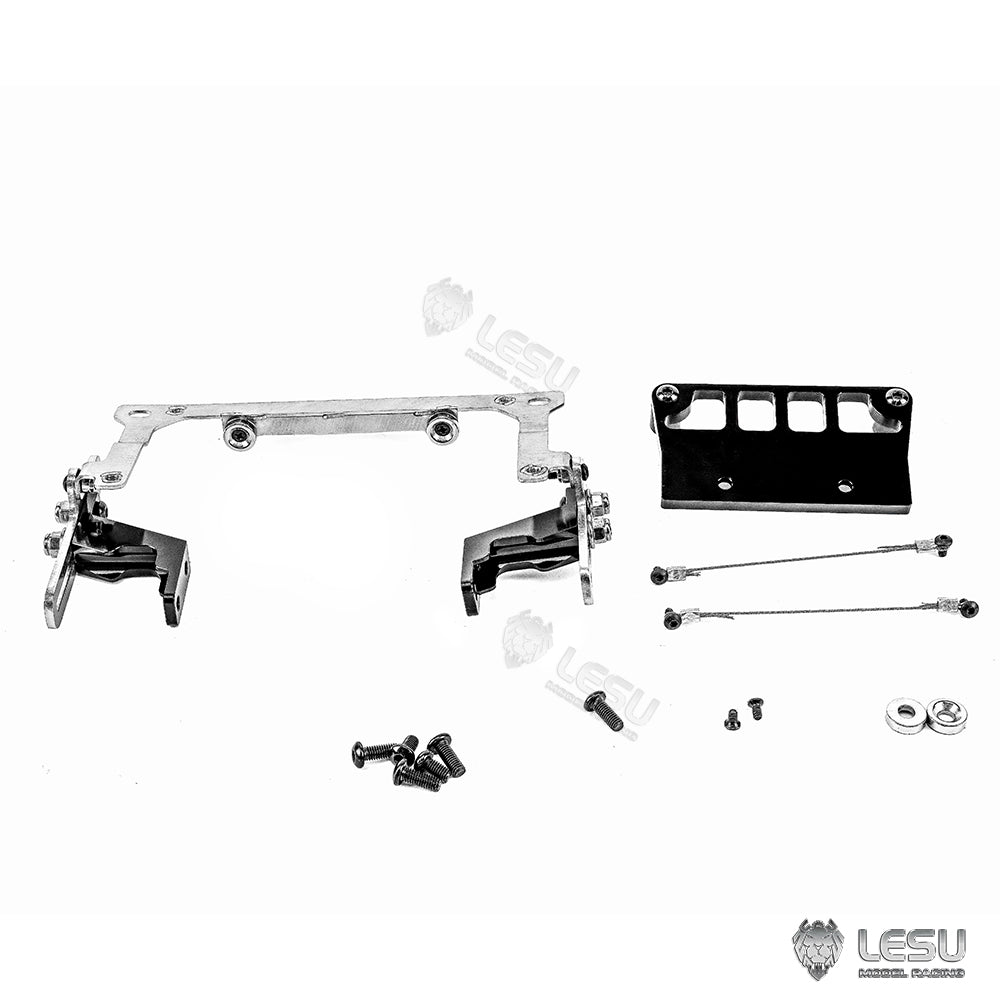 LESU Metal Cab Loose-leaf Bracket Battery Compartment Fixed Set for 1/14 RC Tractor Truck 770S Car Model Parts