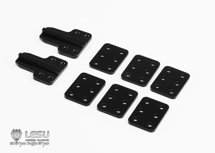 LESU Metal Chassis Rail Subframe Connection Body Limiter Plate for 1/14 6*6 8*8 RC Dumper Truck Tipper Model Upgrade Accessories
