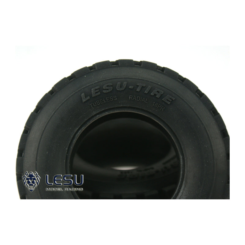 US STOCK 1Pair LESU Spare Part Rubber Tires Spare Parts Suitable for TAMIYA Radio Controlled 1/14 RC Tractor Truck Model DIY Cars