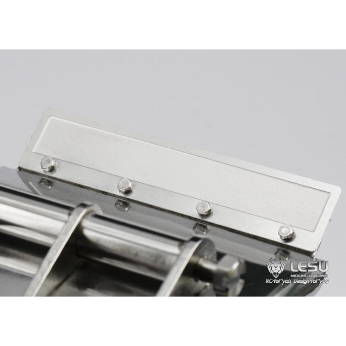 US STOCK LESU Metal Mud Guard Fenders for 1/14 TAMIYA King RC Tractor Truck Remote Control Construction Car Model Spare Part