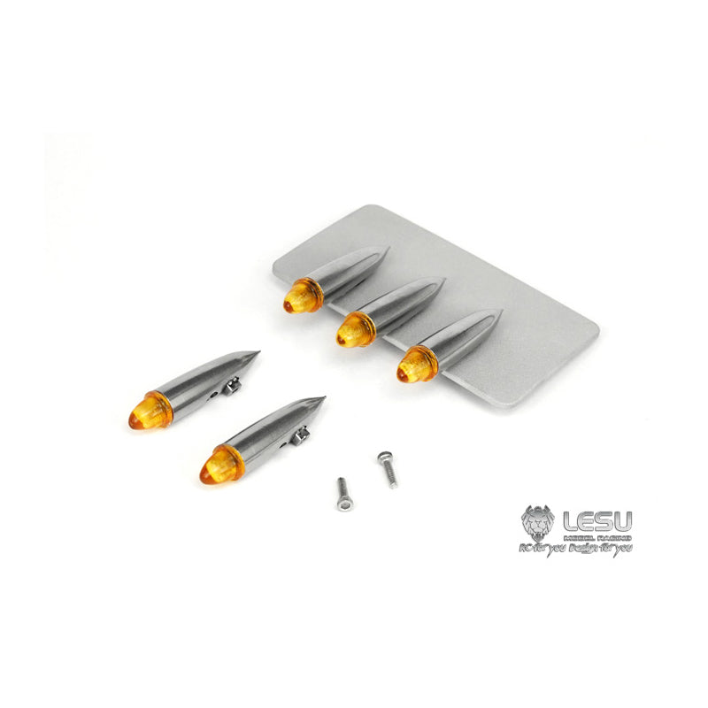 US STOCK LESU 3MM Metal Lamp Cup B Suitable for TAMIYA 1/14 Scale Radio Controlled RC Tractor Vehicle Truck Model DIY Spare Parts