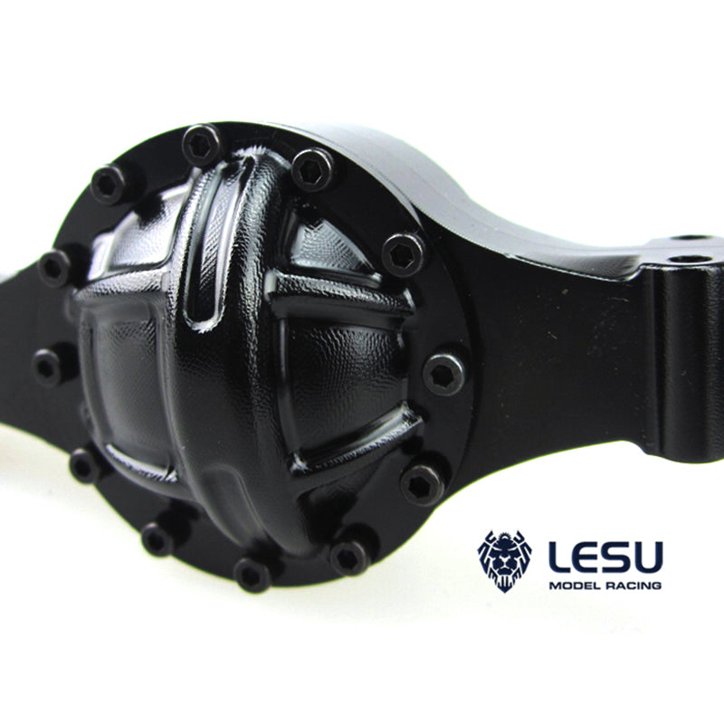 US STOCK LESU Metal Rear Axle for 1/14 Scale Tamiya Model RC Tractor Truck Car Remote Control Construction Vehicle Q9021 DIY Model