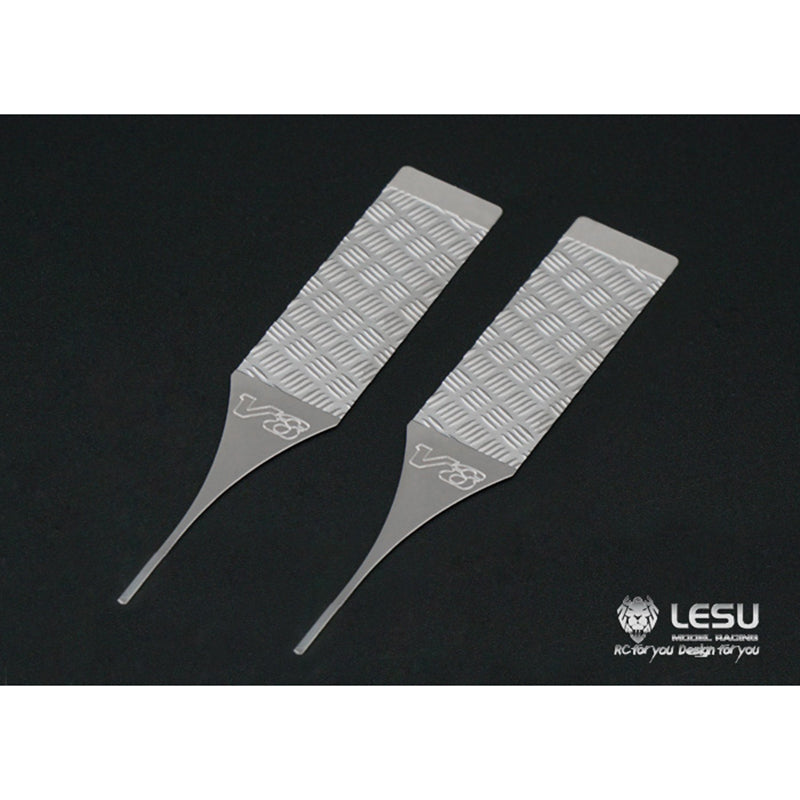 LESU Metal Mudguard Decorative Parts for 1/14 2Axles RC Tractor Truck TAMIYA Trailer