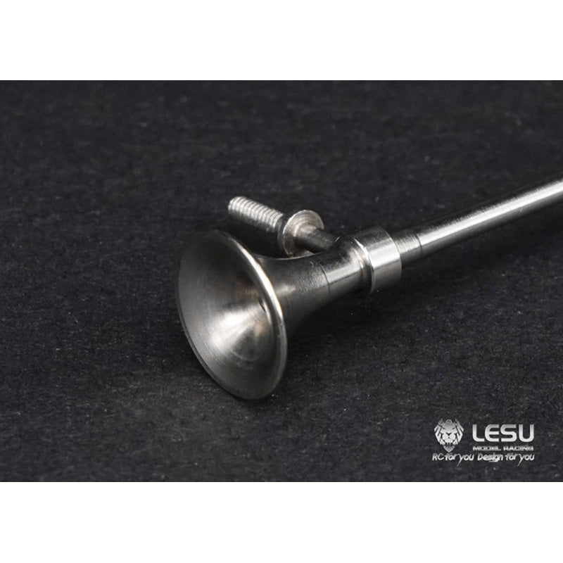 US STOCK US STOCK LESU Stainless Steel Whistle Horn DIY Accessory Suitable for TAMIYA 1/14 RC Radio Control Tractor American Truck Part