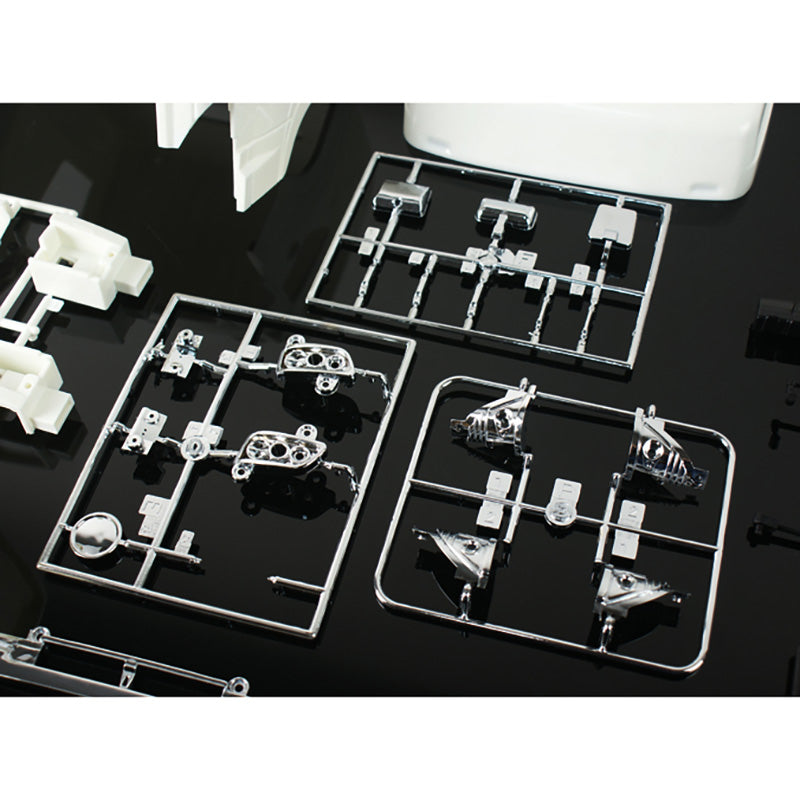 LESU 1/14 Rear Lights Exhaust Box Metal Pedal Second Plate Set ABS Plastic Car Body for RC Tractor Truck DIY Model Part