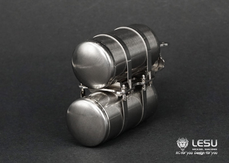 US STOCK LESU 1/14 Scale Metal Air Tank Simulated Suitable for TAMIYA RC DIY 3348 Truck Radio Controlled Dumper Model Car Spare Parts