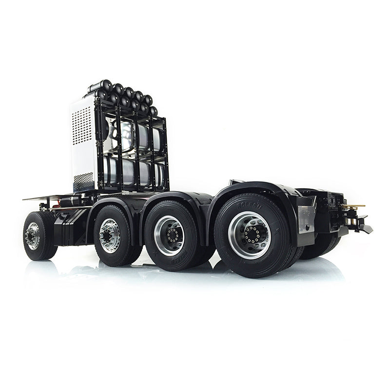 1/14 LESU 8*8 Metal Chassis for 3363 1851 RC Tractor Truck Model 2Speed Transmission 540 Power Motor SAVOX 1251 Servo