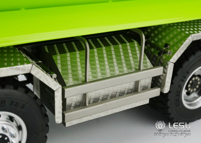 In Stock LESU 8*8 Front Hydraulic System Dumper Truck Remote Controlled Tipper for 1/14 Model Metal Chassis Motor Servo Sound Light
