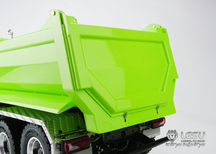 In Stock LESU 8*8 Front Hydraulic System Dumper Truck Remote Controlled Tipper for 1/14 Model Metal Chassis Motor Servo Sound Light