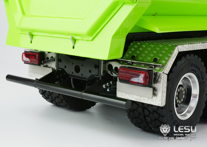 In Stock LESU 8*8 Front Hydraulic System Dumper Truck Remote Controlled Tipper for 1/14 Model Metal Chassis Motor Servo Sound Light