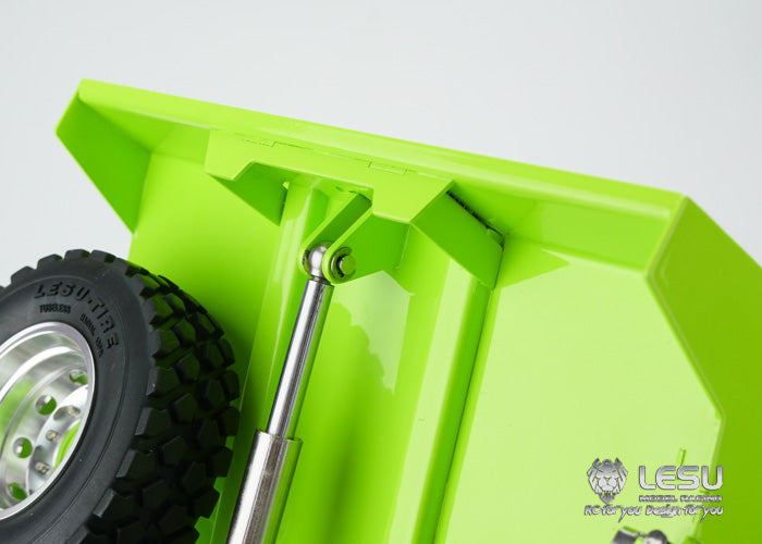 In Stock LESU 8*8 Front Hydraulic System Dumper Truck Remote Controlled Tipper for 1/14 Model Metal Chassis Motor Servo Sound Light