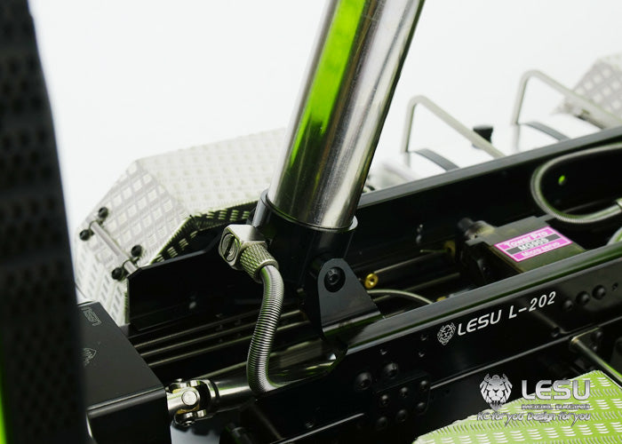 In Stock LESU 8*8 Front Hydraulic System Dumper Truck Remote Controlled Tipper for 1/14 Model Metal Chassis Motor Servo Sound Light