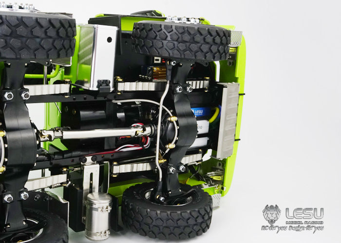 In Stock LESU 8*8 Front Hydraulic System Dumper Truck Remote Controlled Tipper for 1/14 Model Metal Chassis Motor Servo Sound Light