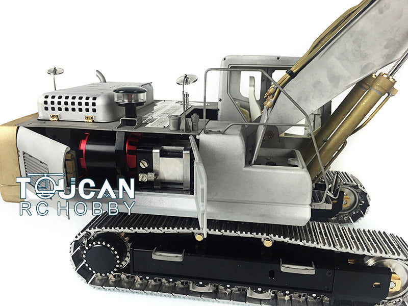 1/14 LESU PC360 Metal Excavator Truck Tracks DIY Sprocket ESC Motor Servo Unpainting Model KIT W/ Upgraded Optional Accessories