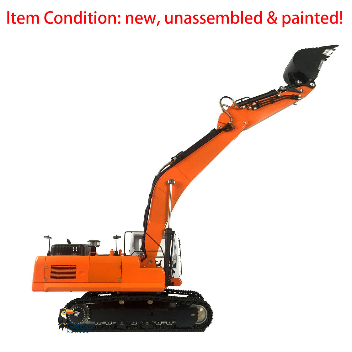 LESU RC 1/14 PC360 Metal Hydraulic Excavator Tracks Radio Painted Model KIT W/ Transmitter Motor Servo ESC Optional Accessories
