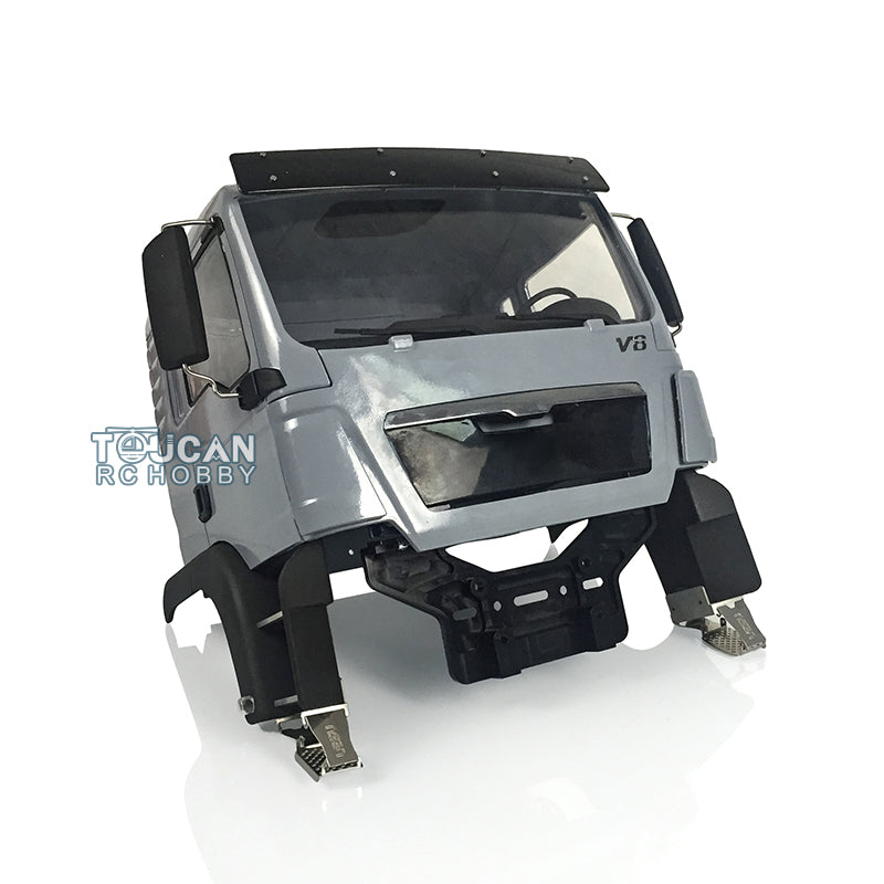 LESU 1/14 RC Plastic Painted TGS Cabin for TAMIYA Dumper Truck DIY Truck Cabin Part Model