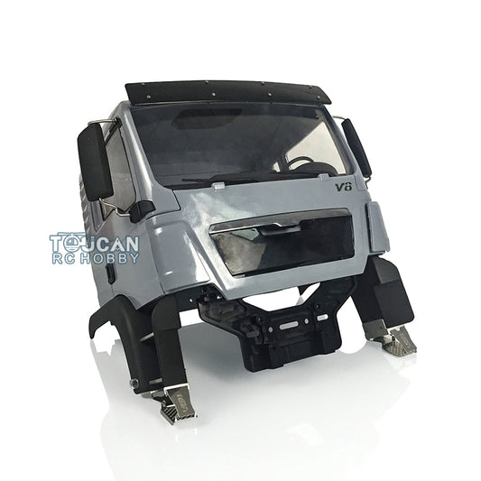 LESU 1/14 RC Plastic Painted TGS Cabin for TAMIYA Dumper Truck DIY Truck Cabin Part Model