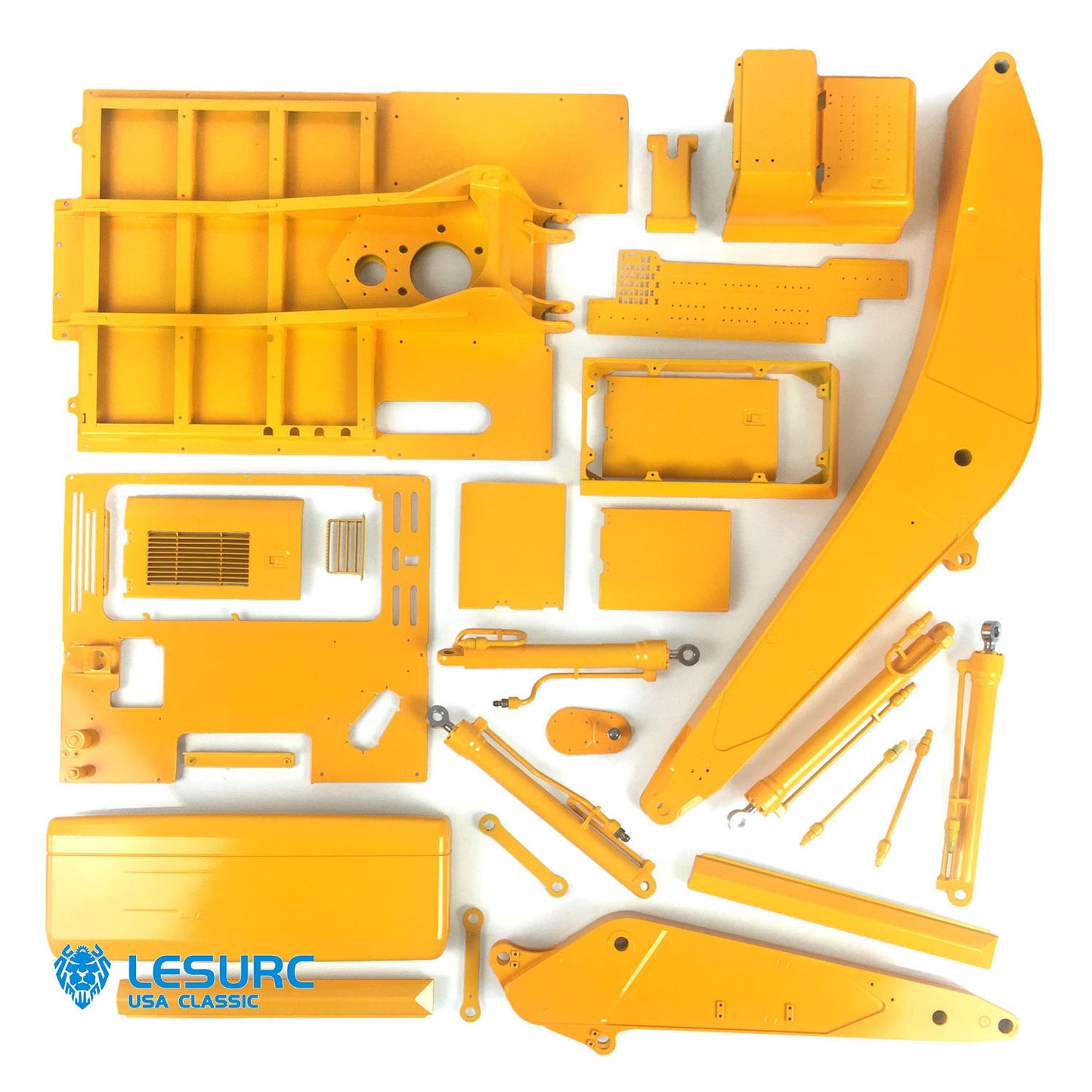 1/14 LESU PC360 RC Hydraulic Excavator Metal Body Sprocket Pump Painted Model KIT W/ Motor Servo ESC DIY Optional Accessories