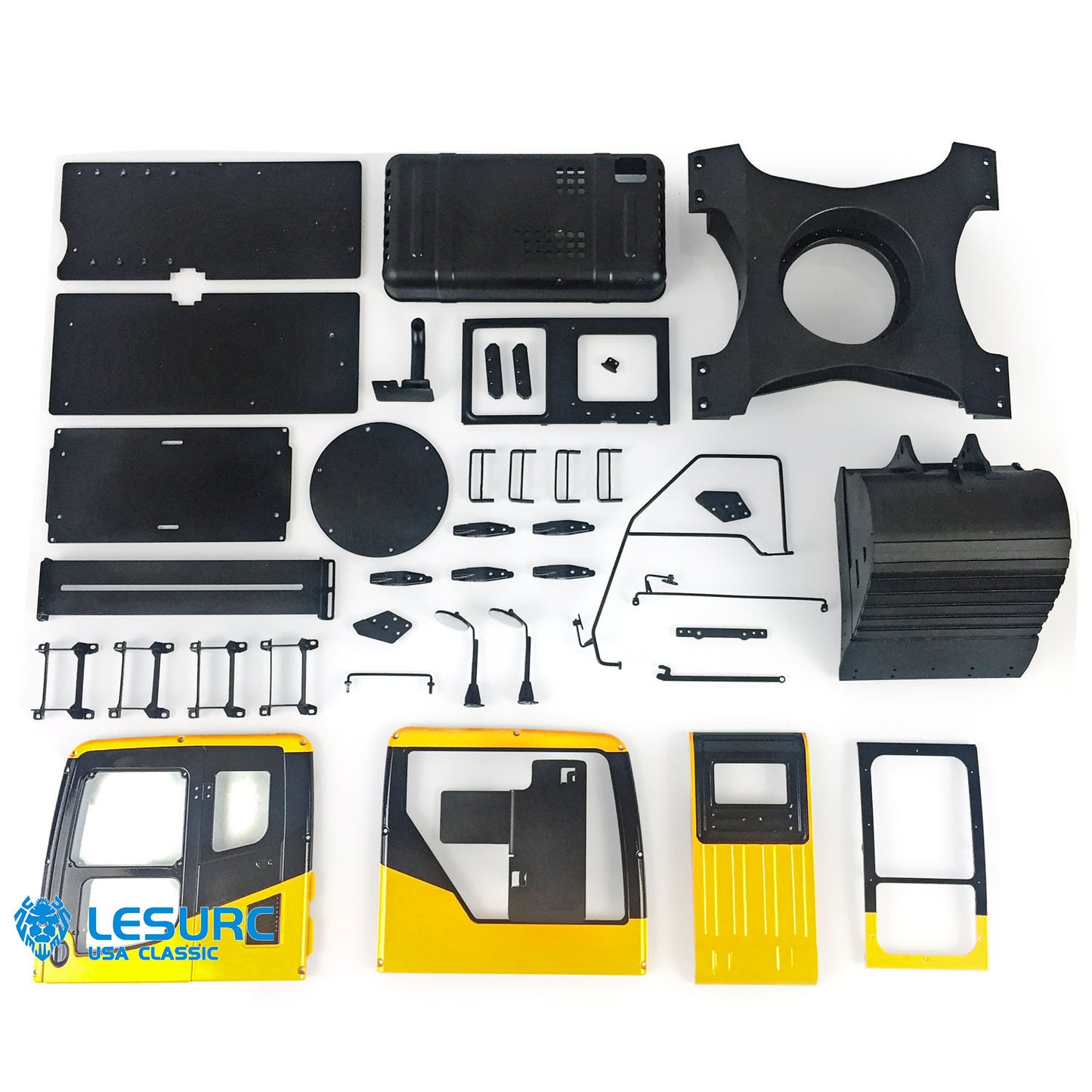 1/14 LESU PC360 RC Hydraulic Excavator Metal Body Sprocket Pump Painted Model KIT W/ Motor Servo ESC DIY Optional Accessories