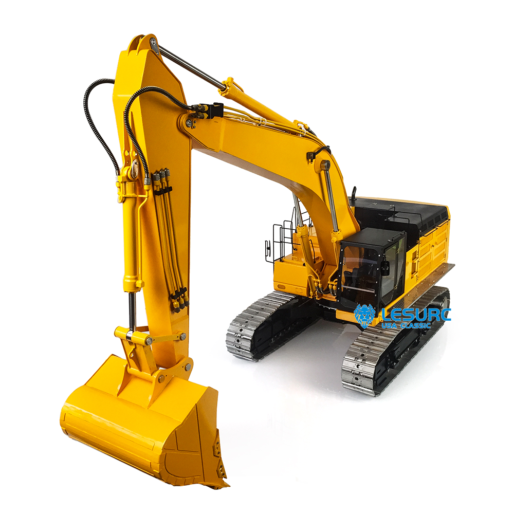 LESU 1/14 Hydraulic RC Excavator 374 C374F Finished Radio Controlled Digger Heavy Machine Construction Car PL18EV LITE Battery