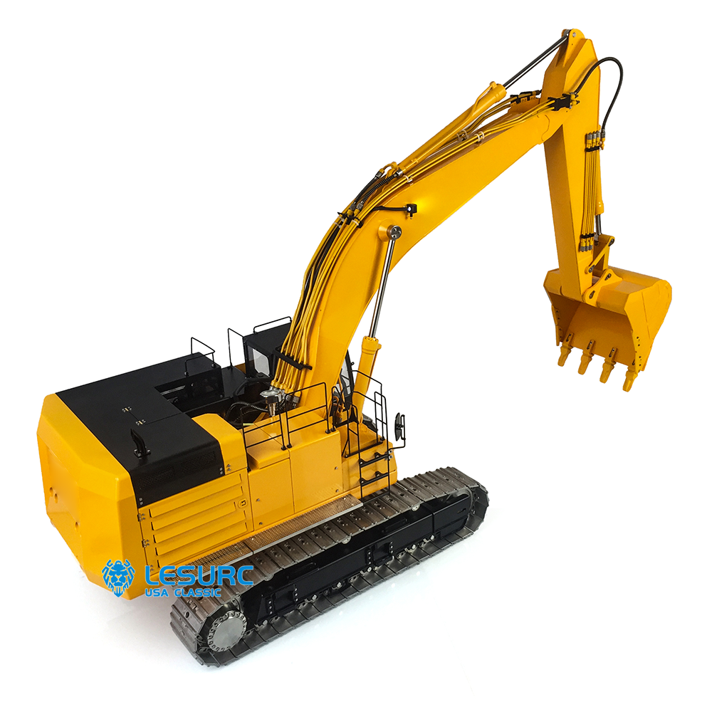 LESU 1/14 Hydraulic RC Excavator 374 C374F Finished Radio Controlled Digger Heavy Machine Construction Car PL18EV LITE Battery
