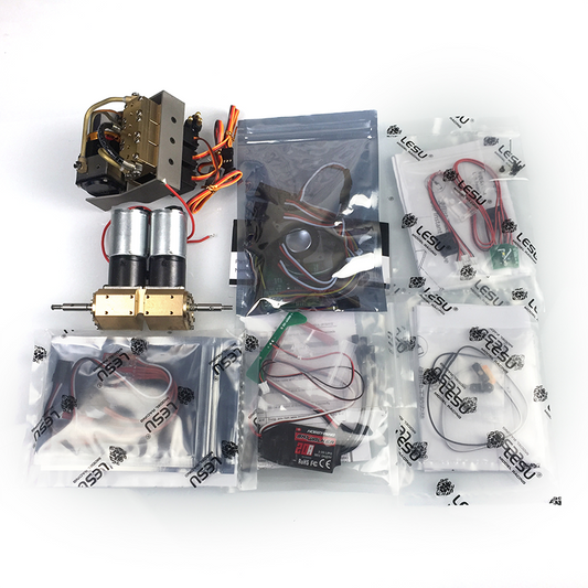 1/14 Scale LESU Metal Aoue-LT5H Wheeled Skid-Steer Loader Radio Controlled Hydraulic DIY Model Sound Accessories Model Parts