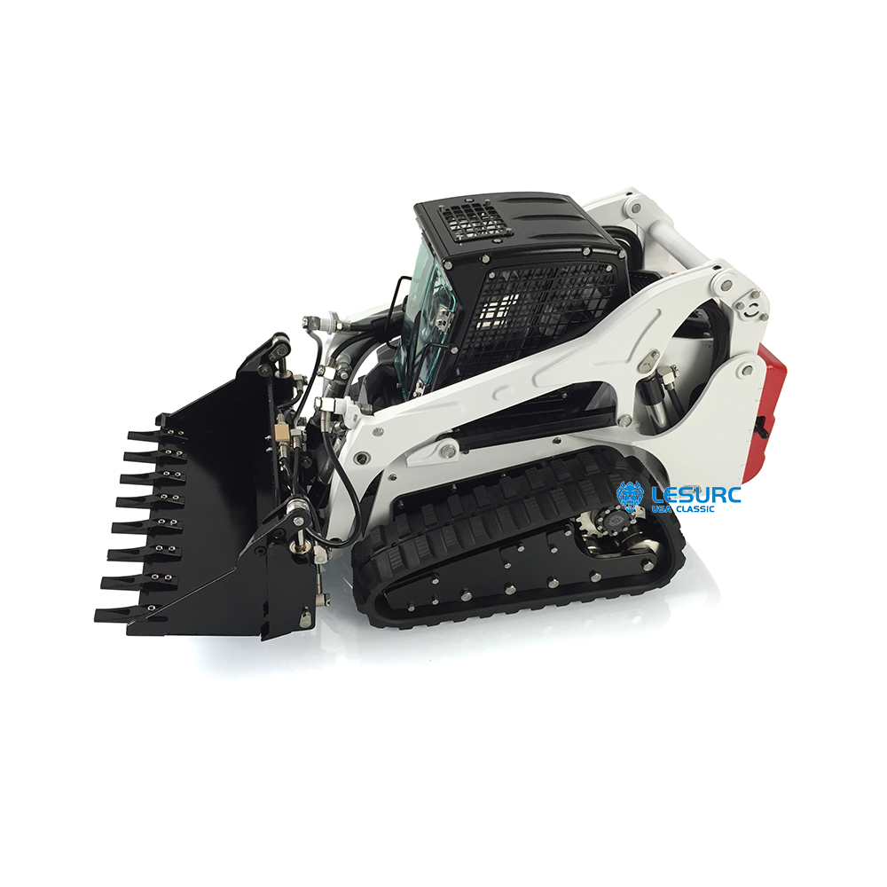 LESU 1/14 Scale Metal Remote Controlled Hydraulic Aoue-LT5 Tracked Skid-Steer Loader DIY Model Lights Spare parts Accessories