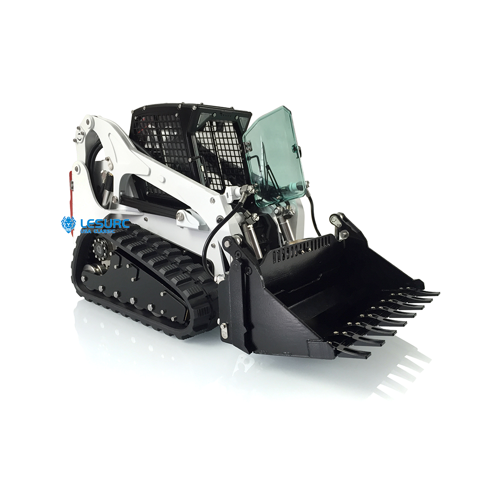LESU 1/14 Scale Metal Remote Controlled Hydraulic Aoue-LT5 Tracked Skid-Steer Loader DIY Model Lights Spare parts Accessories