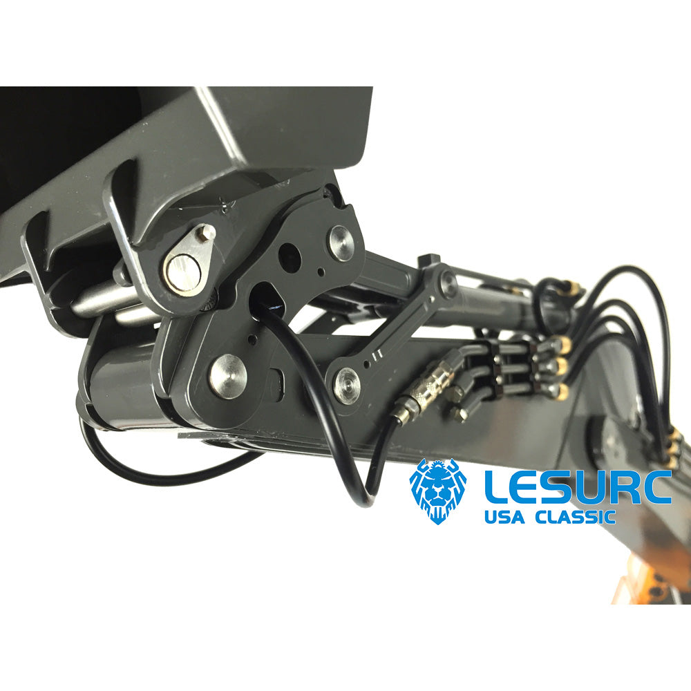 LESU 1/14 RC Metal Hydraulic Aoue ET30H Wheeled Painted Excavator Liquid Crystal Display Motor Servo ESC Light Sound Smoke Unit