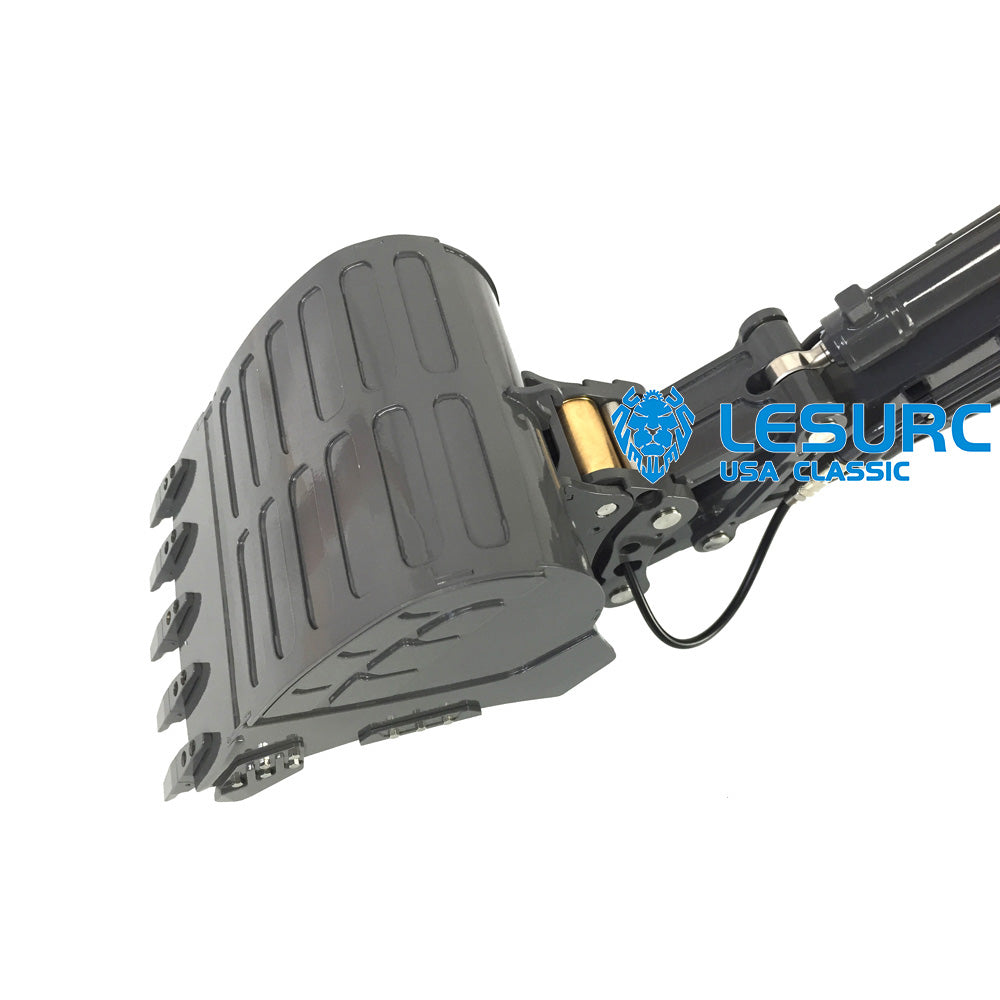 LESU 1/14 RC Metal Hydraulic Aoue ET30H Wheeled Painted Excavator Liquid Crystal Display Motor Servo ESC Light Sound Smoke Unit