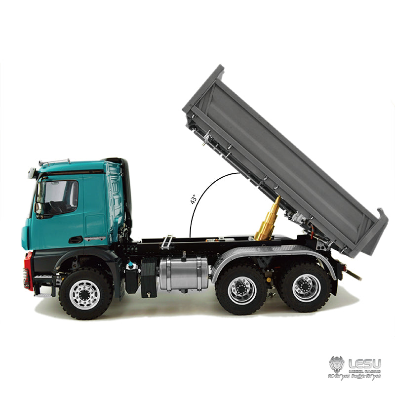 LESU KABOLITE Cabin 3348 6*6 1/14 Scale 3Axles RC Three-way Tipper Dumper Construction Vehicle Car Model W/ Motor Servo ESC