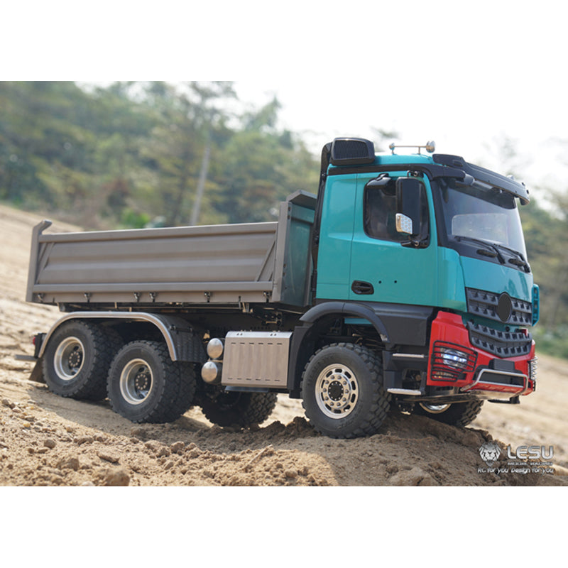 LESU KABOLITE Cabin 3348 6*6 1/14 Scale 3Axles RC Three-way Tipper Dumper Construction Vehicle Car Model W/ Motor Servo ESC