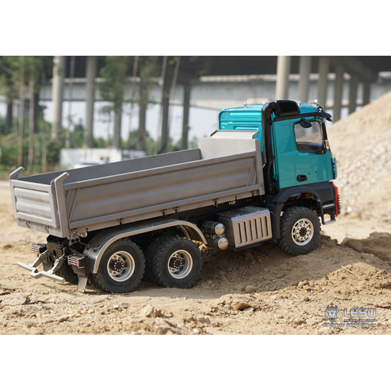 LESU KABOLITE Cabin 3348 6*6 1/14 Scale 3Axles RC Three-way Tipper Dumper Construction Vehicle Car Model W/ Motor Servo ESC