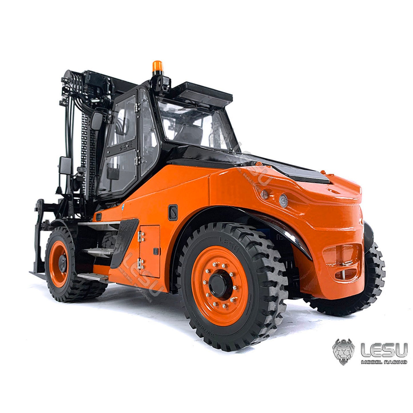 1/14 LESU RC PNP Hydraulic Painting Forklift Remote Control Model Aoue-LD160S W/ Light Sound Motor ESC W/O Battery Charger Radio
