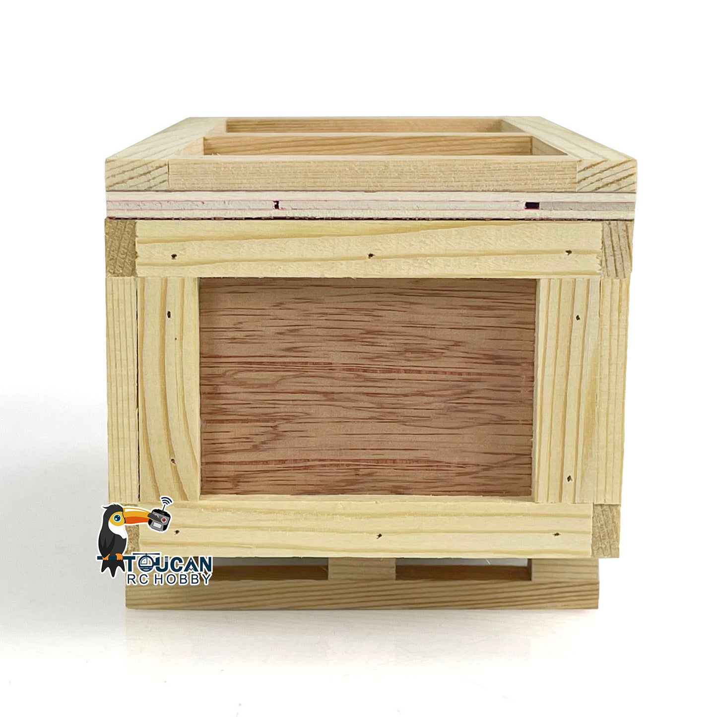 Wooden Box Model Declaration Parts for 1/14 1/12 RC Truck Hydraulic Forklift Construction Vehicles RC Excavator