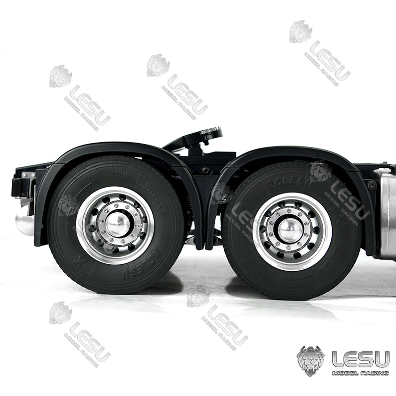 Metal 6*6 Chassis W/ Motor Servo for 1/14 FH16 Tractor Truck Model W/O ESC Sound Light System Radio Controller Battery