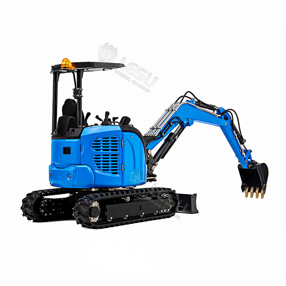 In Stock LESU 1/14 Mini RC Hydraulic Excavator PC30 Metal 6CH Valve Digger Ready To Run ST8 Radio Painted Assembled