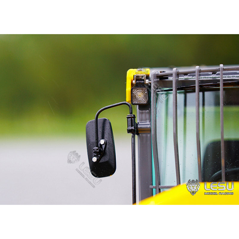 LESU 1/14 Scale 4*4 6MDX Remote Controlled Hydraulic Articulated Dump Truck Kits Differential Lock Axles Sound Light System