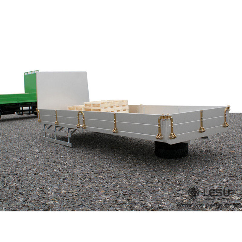 LESU 1/14 RC Truck Parts Metal Bucket 560MM Cabin Parts Side Ladder Shelf for Flatbed Truck Dumper Truck DIY Spare Parts