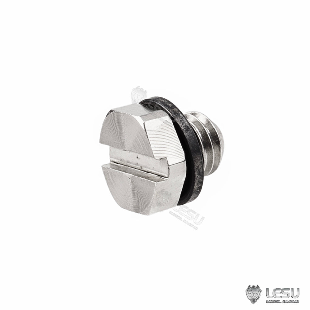 LESU Metal M3 Oil Nozzle Plug for DIY 1/14 Remote Control Hydraulic Loader RC Excavator Digger Dumper Tipper Model Car Forklift