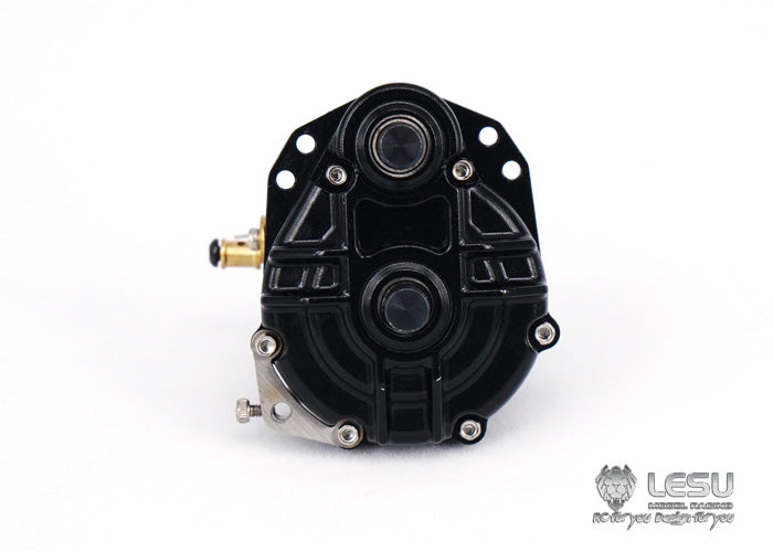 LESU Metal Transfer Case for Remote Controlled 1/14 Scale Tractor Dumper Truck DIY Model Car Spare Parts Accessories