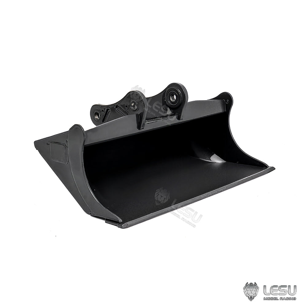 Sheet Metal Wide Bucket C0069-A for LESU RC Hydraulic Excavator Aoue C374F 1/14 Remote Control Construction Vehicle Digger Model
