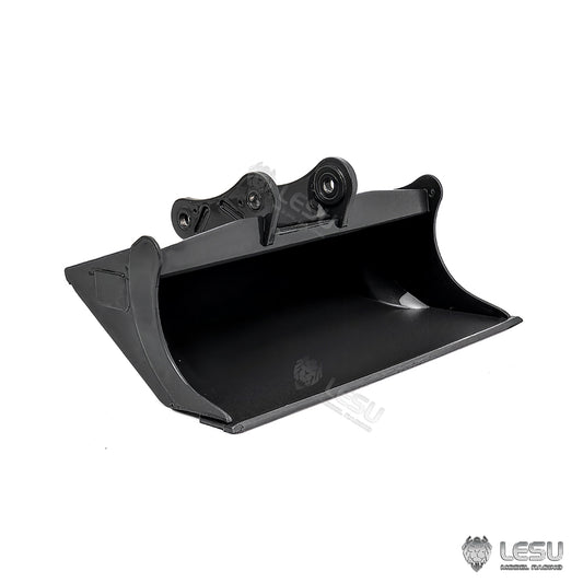 Sheet Metal Wide Bucket C0069-A for LESU RC Hydraulic Excavator Aoue C374F 1/14 Remote Control Construction Vehicle Digger Model